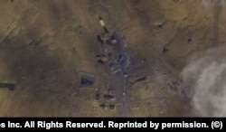 In this Planet Lab image from September 2023, the Pankovo missile test site on Novaya Zemlya is visible.