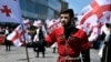 Участник шествия в Тбилиси в День святости семьи, 17 мая 2017 года