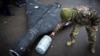 A downed Shahed drone in Ukraine, the type of which is manufactured in the Alabuga free- economic zone.