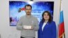 Timur Praliev, a former Wagner mercenary detained after crossing into the United States from Mexico on January 4, receiving his combat-veteran ID at a December 12 event in Bashkortostan.