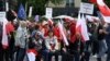 В Варшаве прошли марши в поддержку кандидатов в президенты Польши 