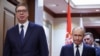 Predsednici Srbije i Rusije Aleksandar Vučić i Vladimir Putin tokom posete Kini, 2. septembar 2025. 