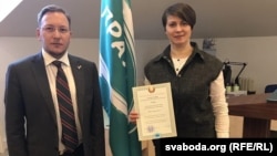 Андрэй Дзьмітрыеў і Тацяна Караткевіч 
